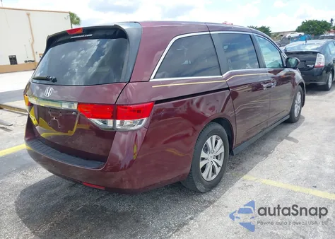2016 Honda Odyssey Ex z USA, uszkodzony, nr VIN 5FNRL5H4XGB120242